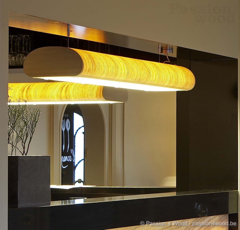 Bistro - Passion 4 Wood - Verlichting boven bar in eik - Tube collectie